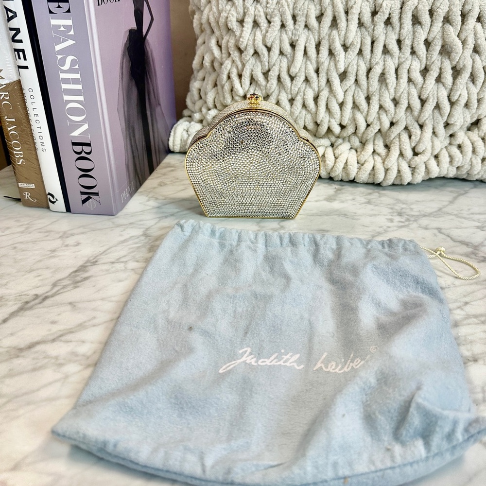 Judith Leiber Gold and Silver Clutch